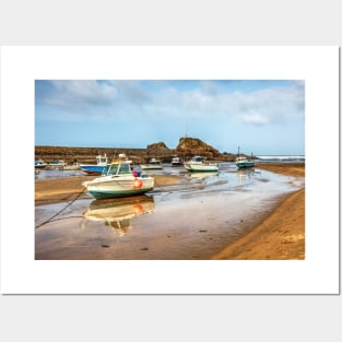 Bude Boats, Waiting For The Tide Posters and Art